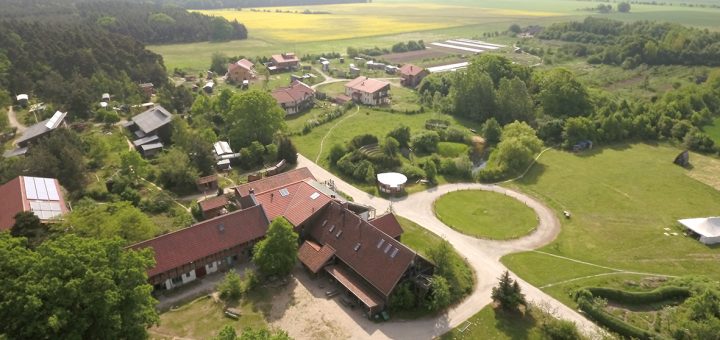 Ökodorf Sieben Linden von oben